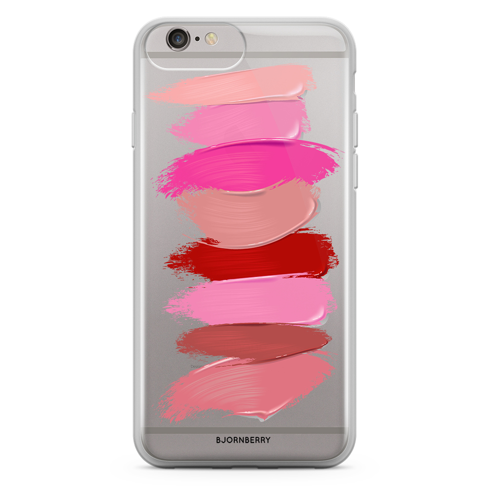 iPhone 6 Plus/6s Plus Fashion Case - Lipstick Smears