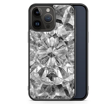iPhone 14 Pro Max Case - Grey Crystals