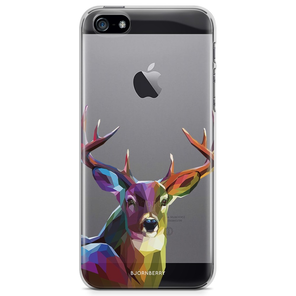 iPhone 5/5S/SE (2016) TPU Case - Colorful Deer