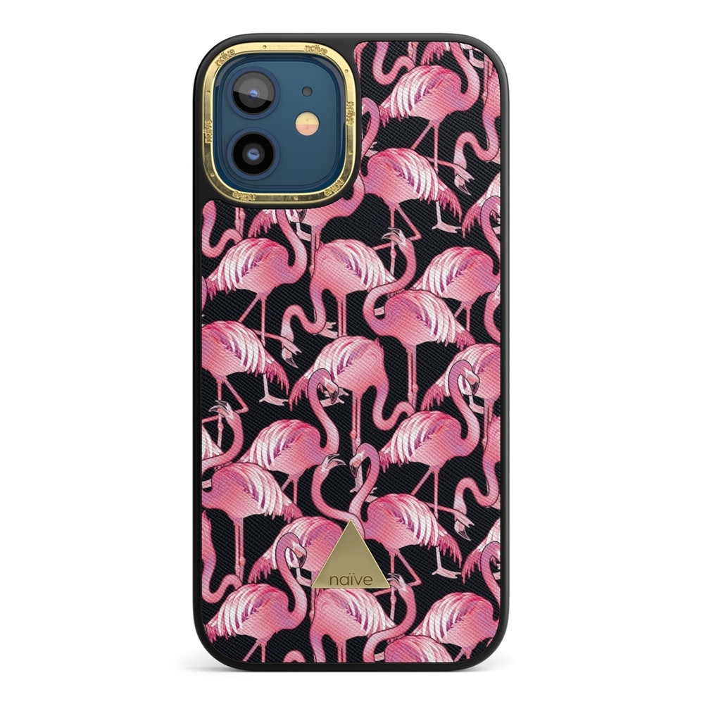 Naive iPhone 12 Case - Flamingo