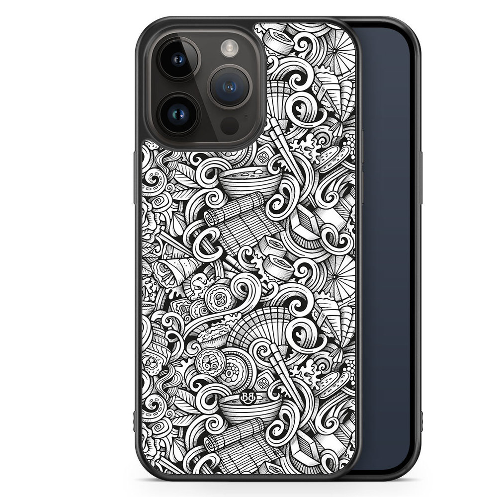 iPhone 14 Pro Max Case - Japanese Pattern