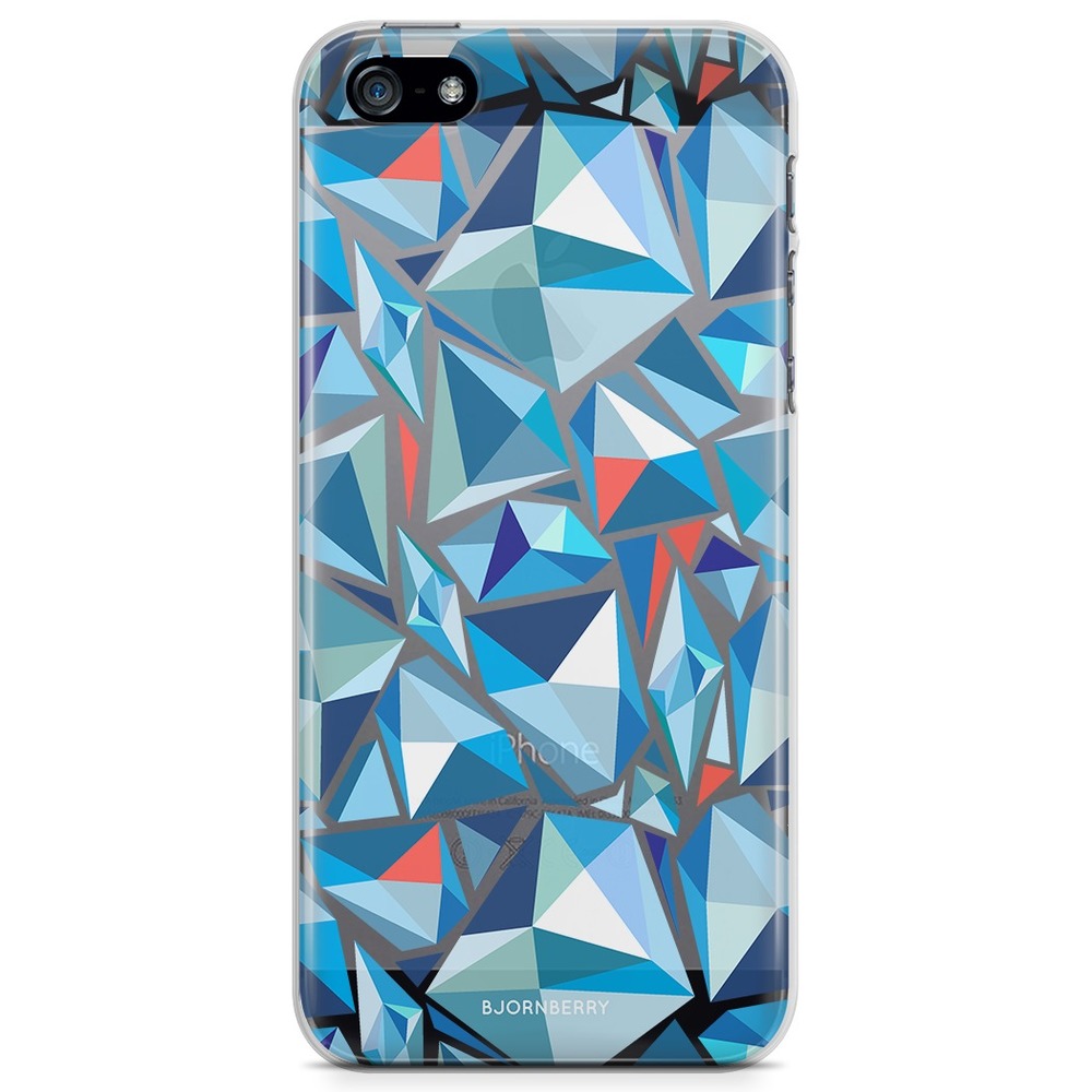 iPhone 5/5S/SE (2016) TPU Case - Polygons