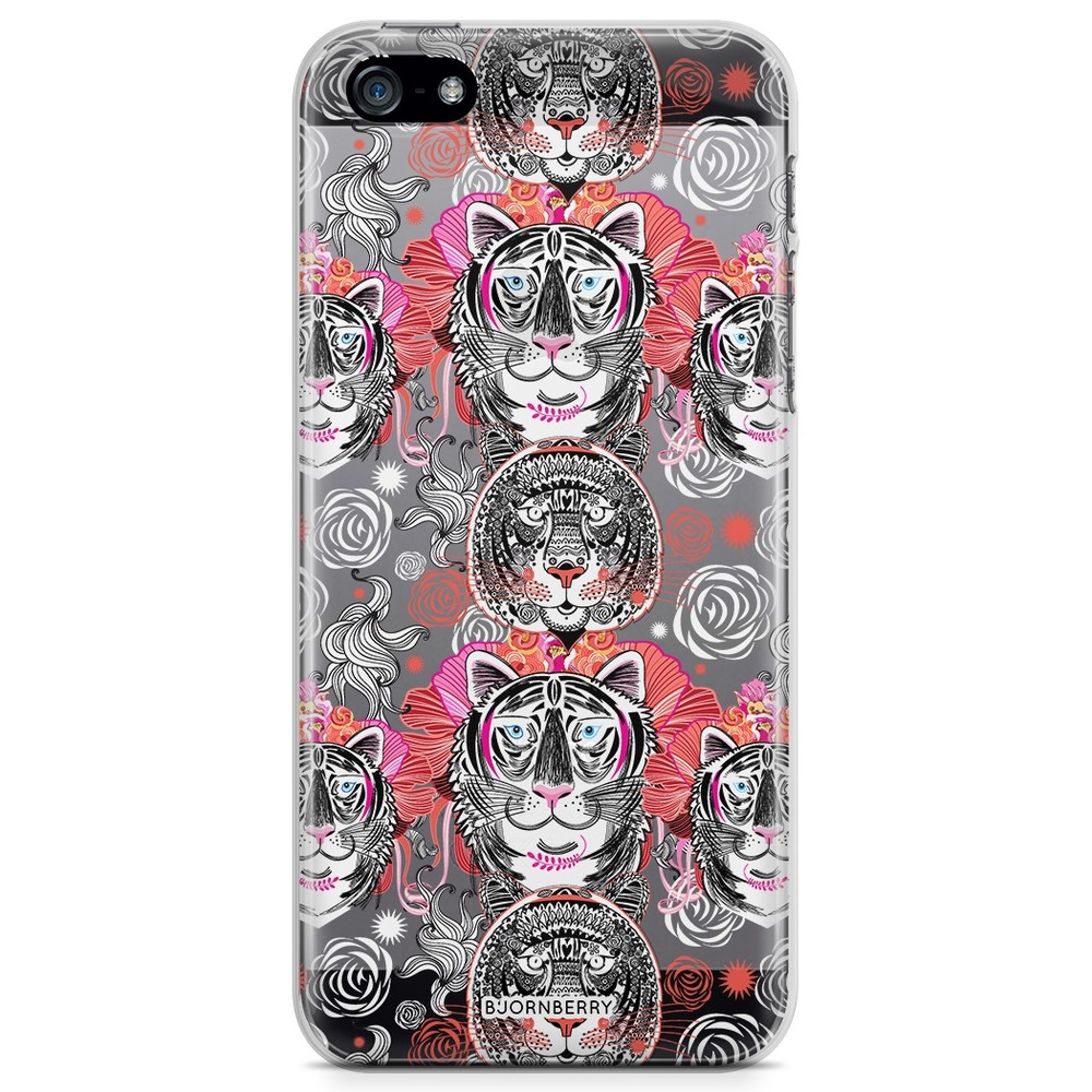 iPhone 5/5S/SE (2016) TPU Case - Cartoon Tigers