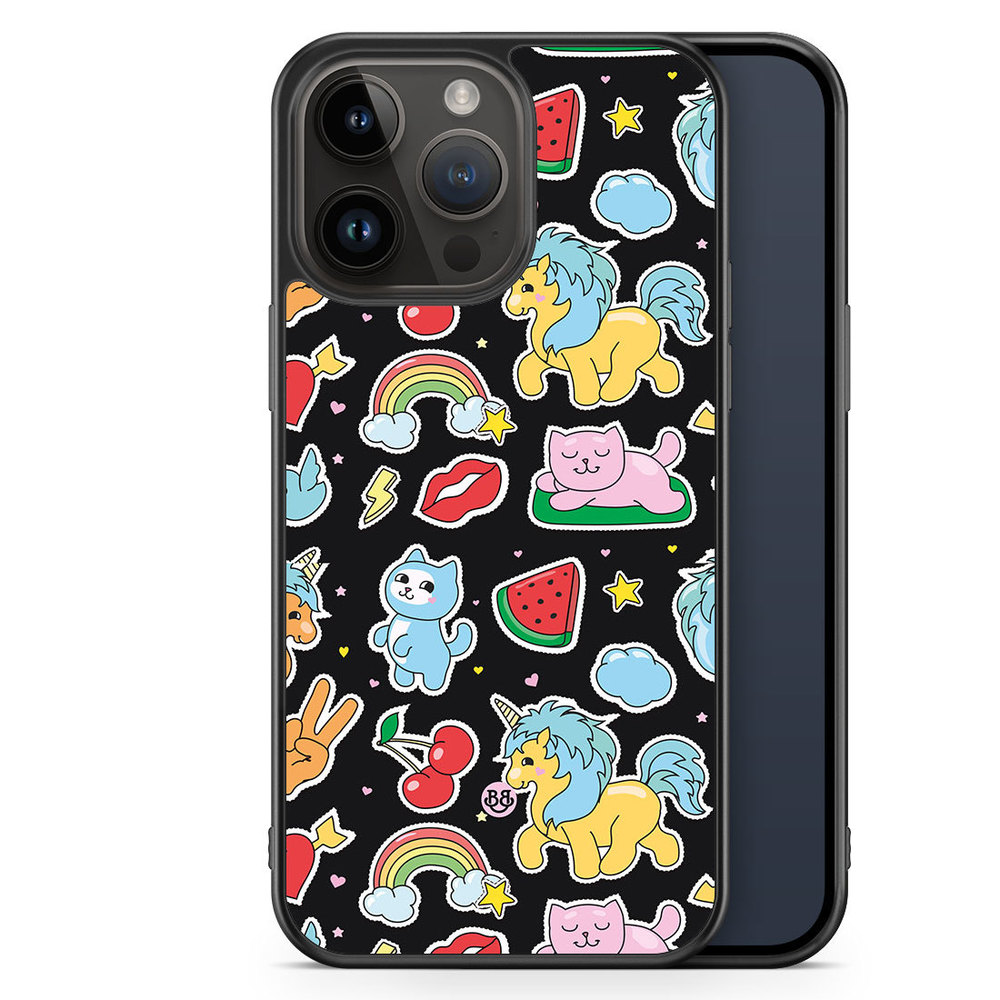 iPhone 14 Pro Max Case - Cute Stickers