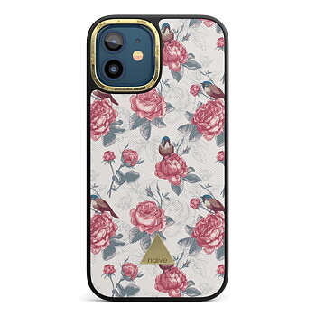 Naive iPhone 12 Case - Roses & Birds