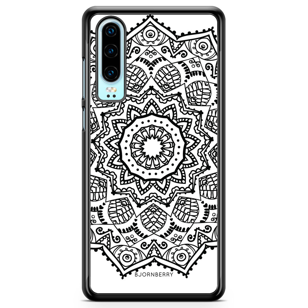 Huawei P30 Case - Black Mandala
