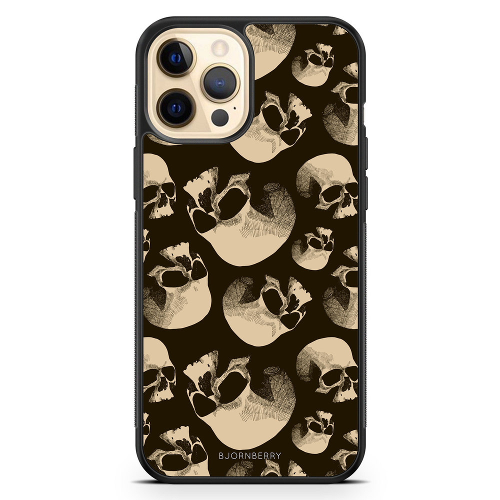 iPhone 12 Pro Max Case - Skull Pattern
