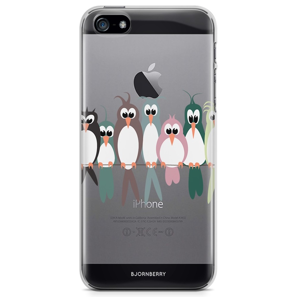 iPhone 5/5S/SE (2016) TPU Case - Birds on a string