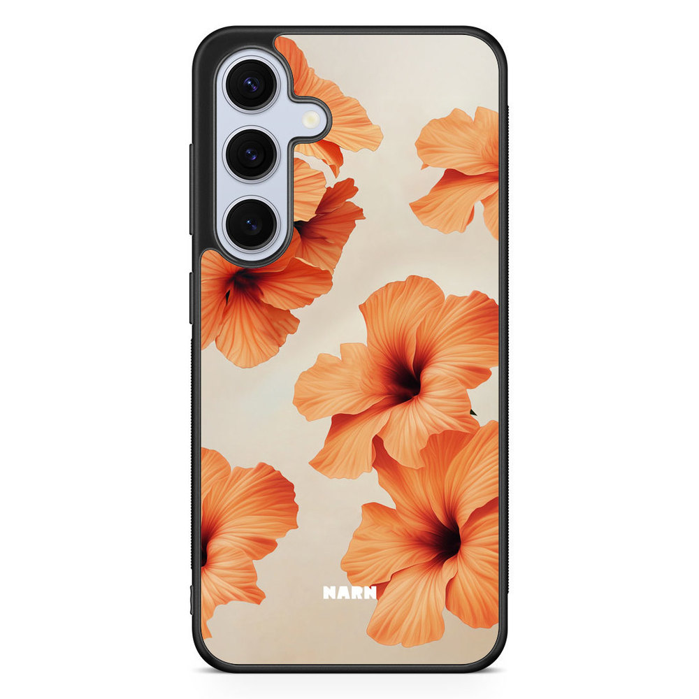 Samsung Galaxy S24 5G Case - Hibiscus Era - Papaya