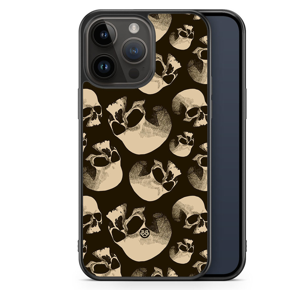 iPhone 14 Pro Max Case - Skull Pattern