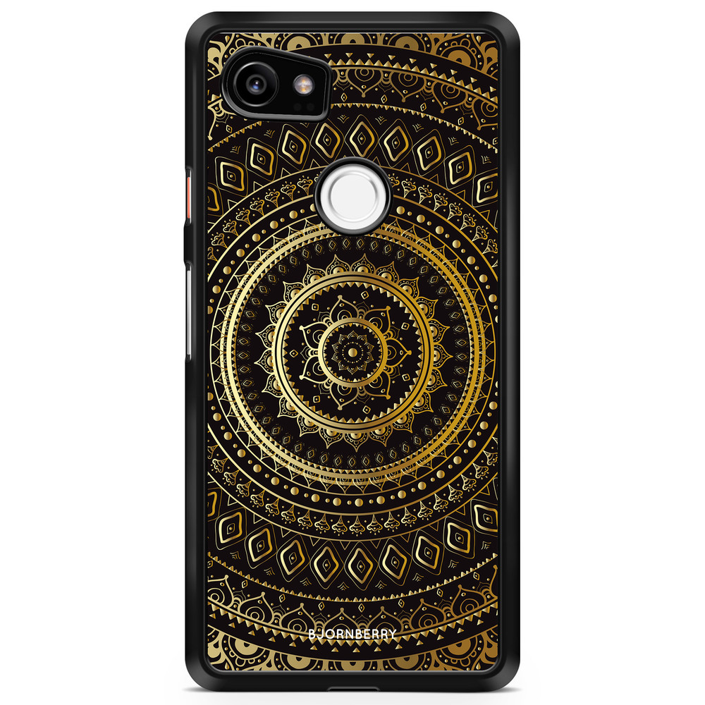 Google Pixel 2 XL Case - Gold Mandala