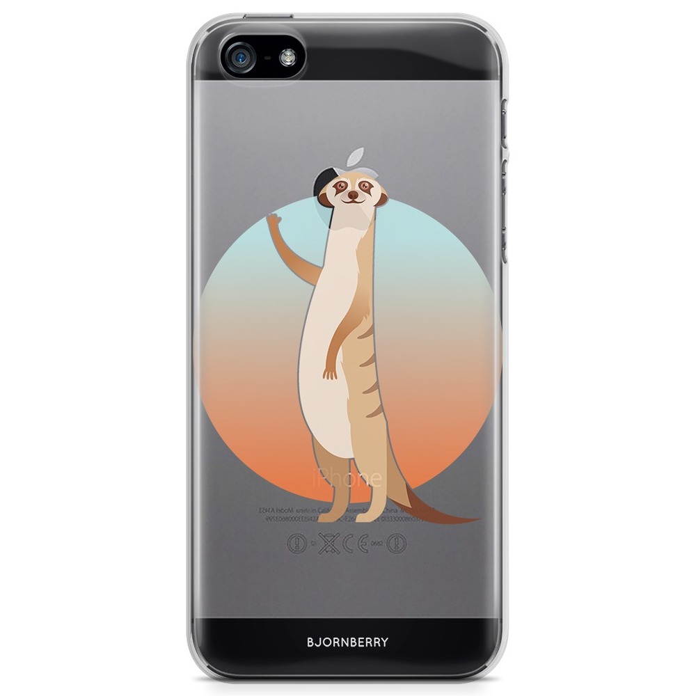 iPhone 5/5S/SE (2016) TPU Case - Meerkat