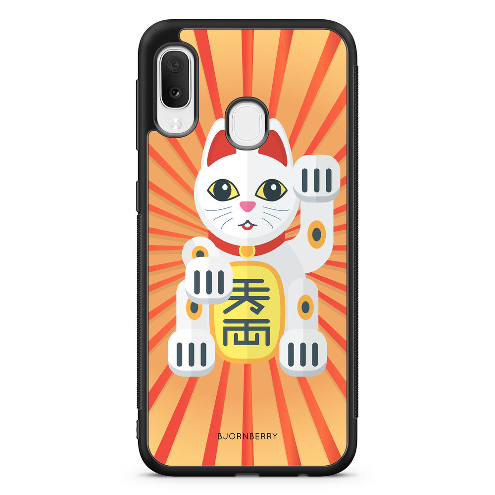 Samsung Galaxy A20e Case - Lucky Cat
