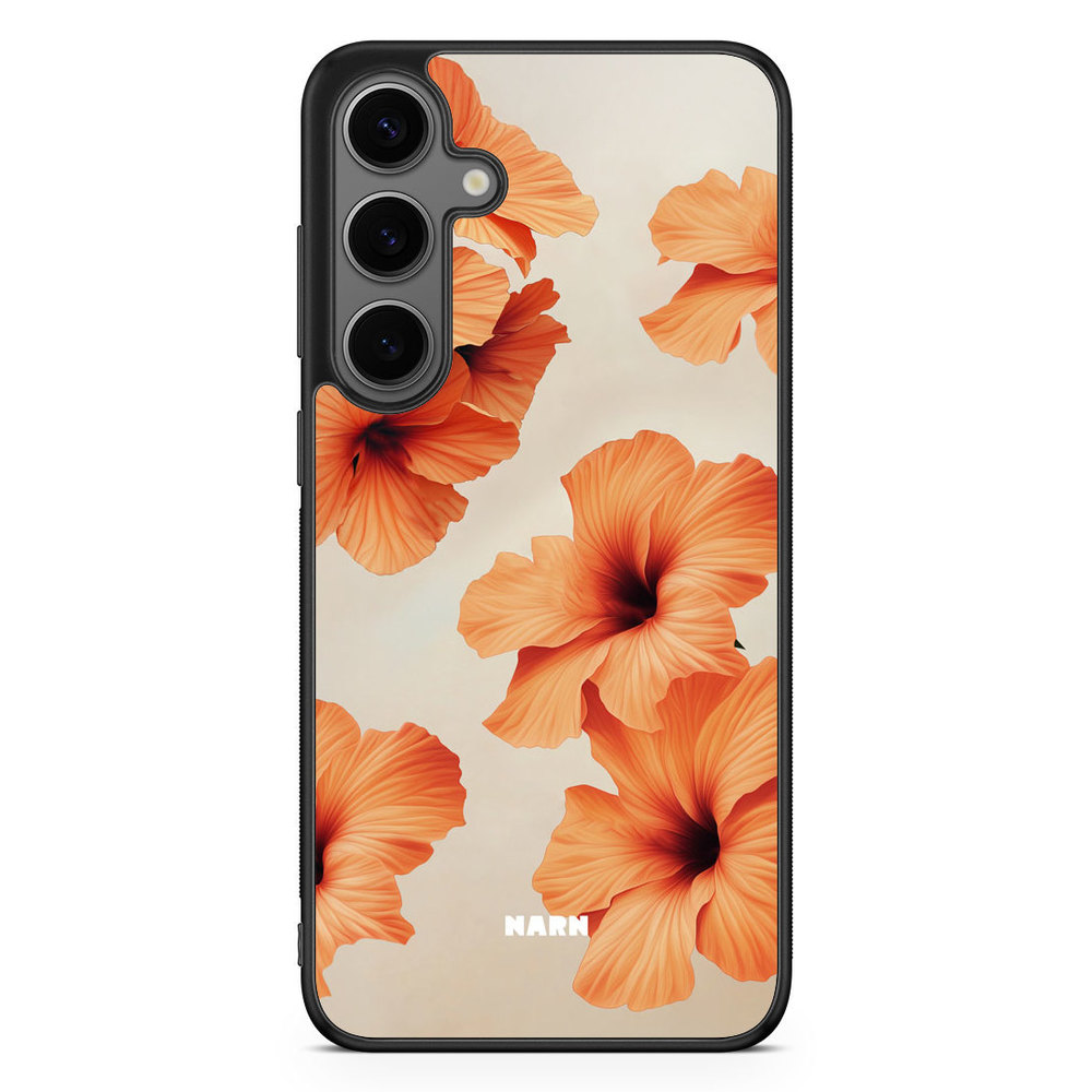Samsung Galaxy S24 Plus Case - Hibiscus Era - Papaya
