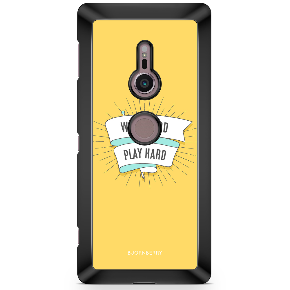 Sony Xperia XZ2 Case  - Work hard play hard