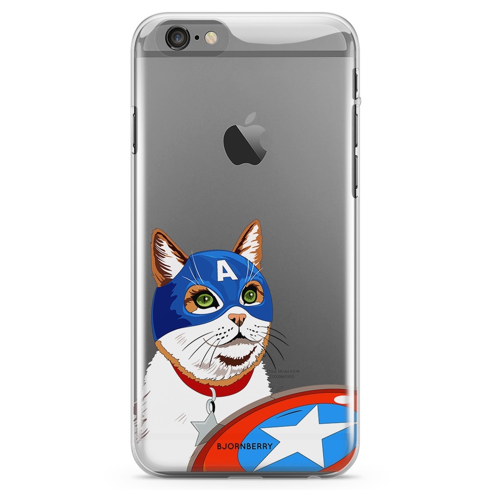 iPhone 6 Plus/6s Plus TPU Case - Captain Cat
