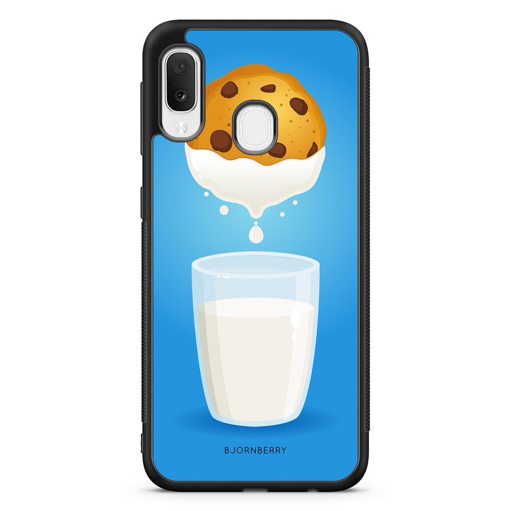 Samsung Galaxy A20e Case - Milk and Cookies