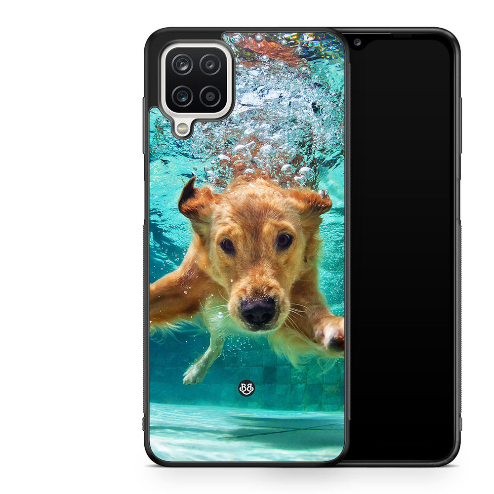 Samsung Galaxy A12 Case - Dog Underwater