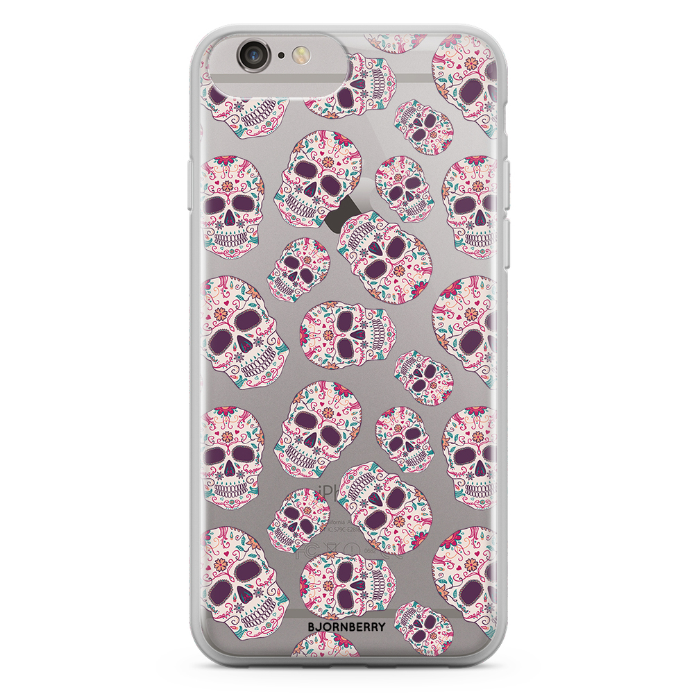 iPhone 6 Plus/6s Plus Fashion Case - Calavera Skulls
