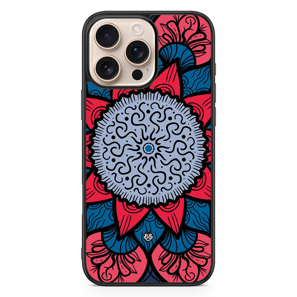 iPhone 16 Pro Max Case - Blue Mandala