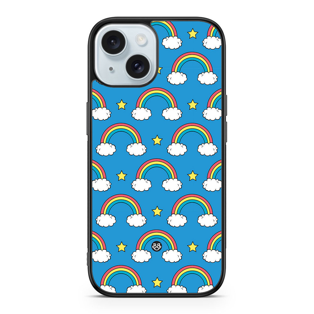 iPhone 15 Case - Rainbow Pattern