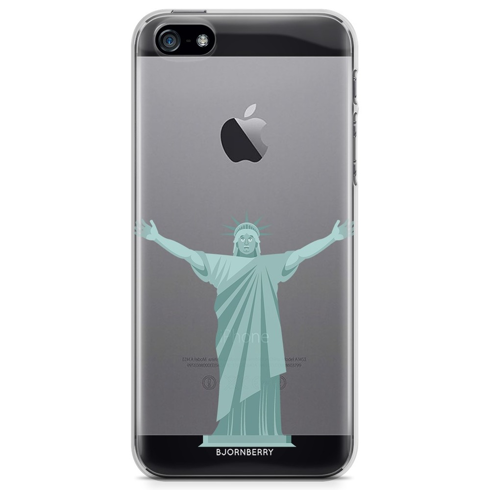 iPhone 5/5S/SE (2016) TPU Case - Statue of Liberty