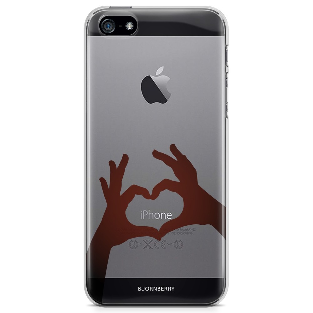 iPhone 5/5S/SE (2016) TPU Case - Hands Heart