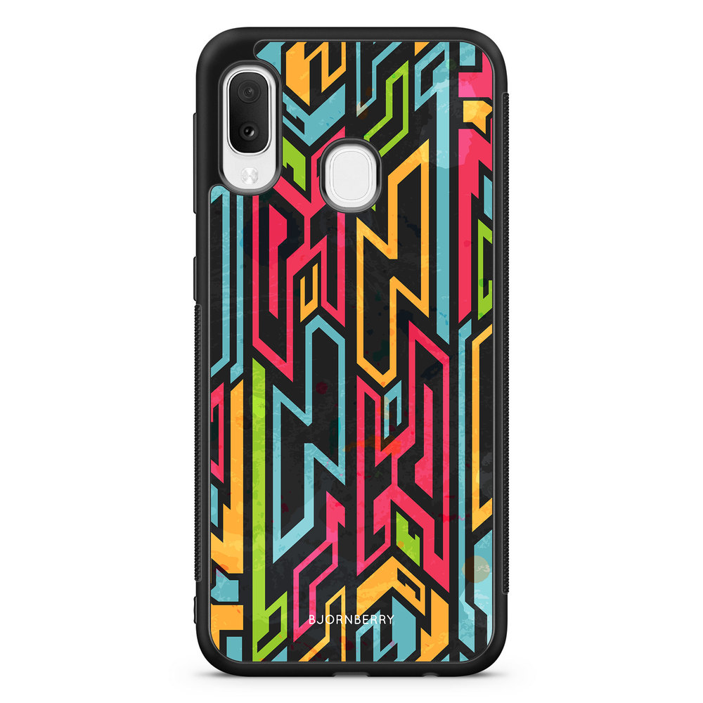 Samsung Galaxy A20e Case - Colored Tribal