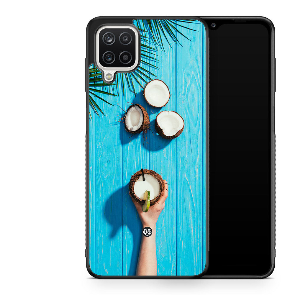 Samsung Galaxy A12 Case - Coconut Drink