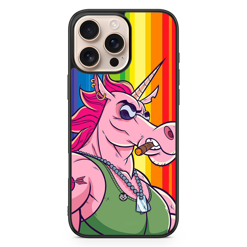 iPhone 16 Pro Max Case - Muscle Unicorn