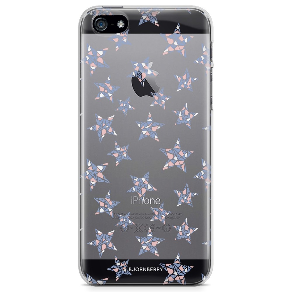 iPhone 5/5S/SE (2016) TPU Case - Rose Quartz Stars
