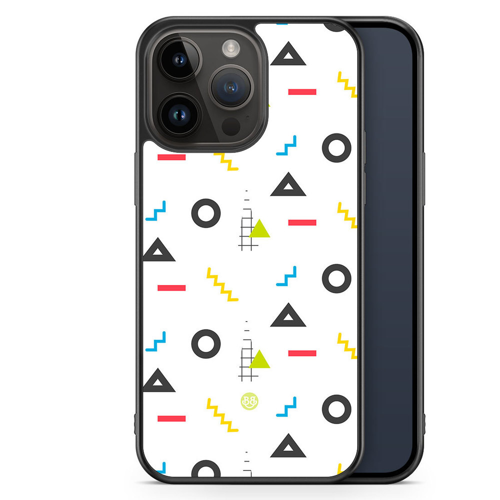 iPhone 14 Pro Max Case - 80s Pattern