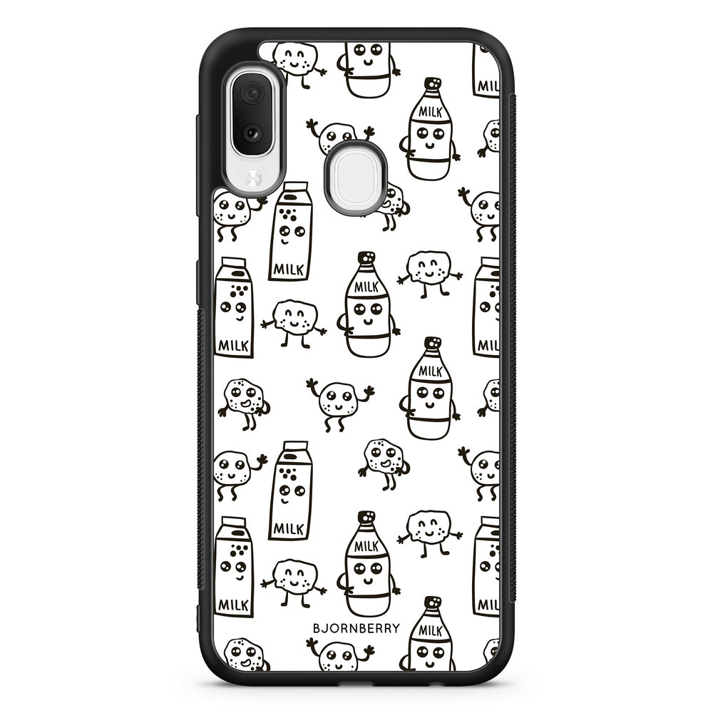 Samsung Galaxy A20e Case - Milk and Cookies
