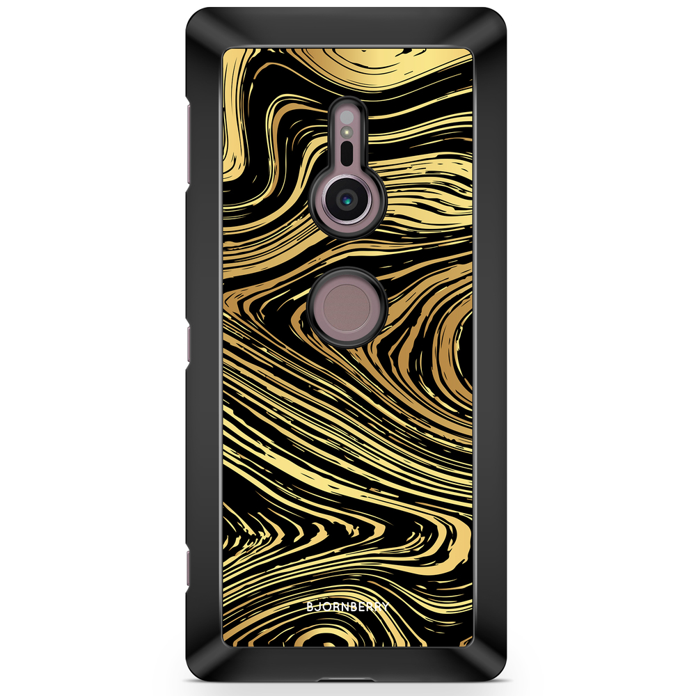 Sony Xperia XZ2 Case  - Gold Marble