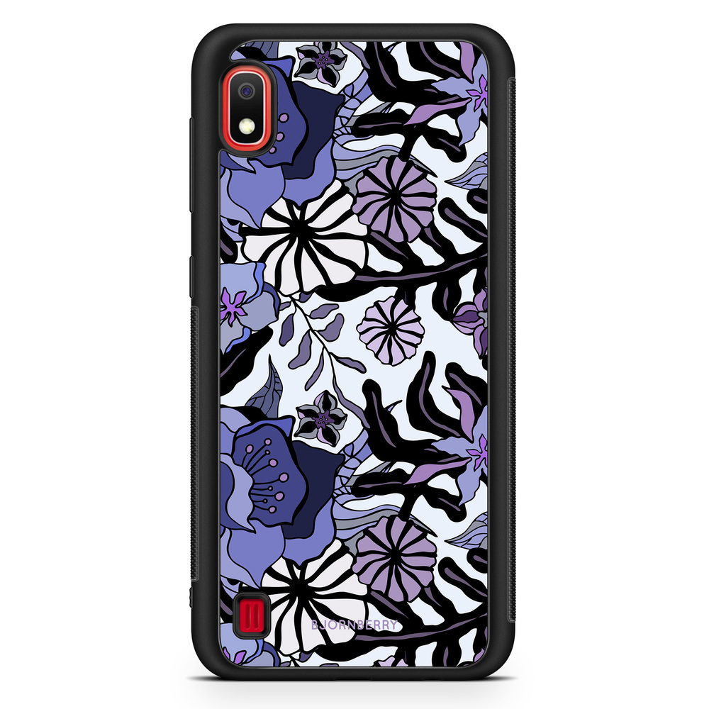 Samsung Galaxy A10 Case - Purple Flowers