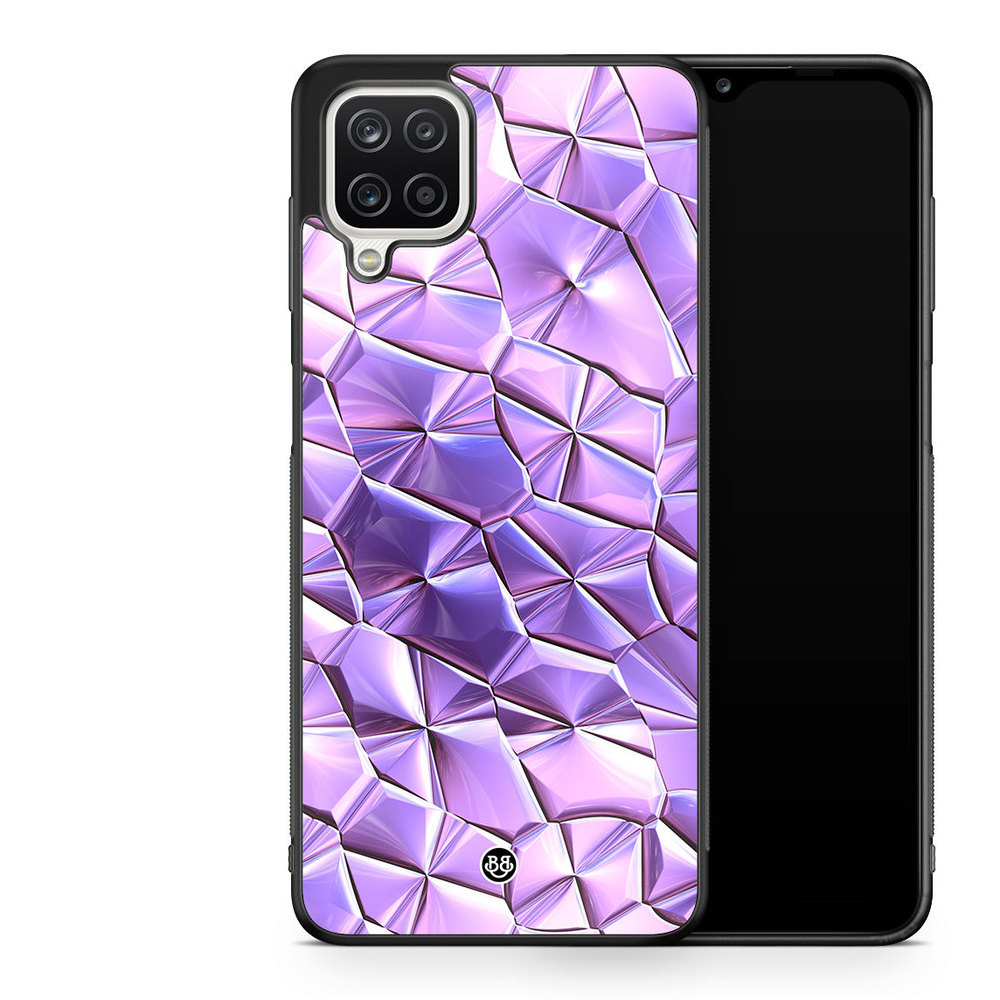 Samsung Galaxy A12 Case - Purple Crystal