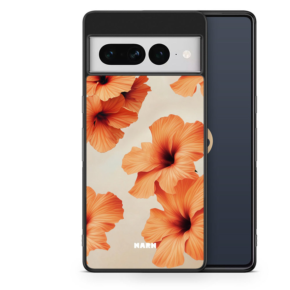 Google Pixel 7 Pro Case - Hibiscus Era - Papaya
