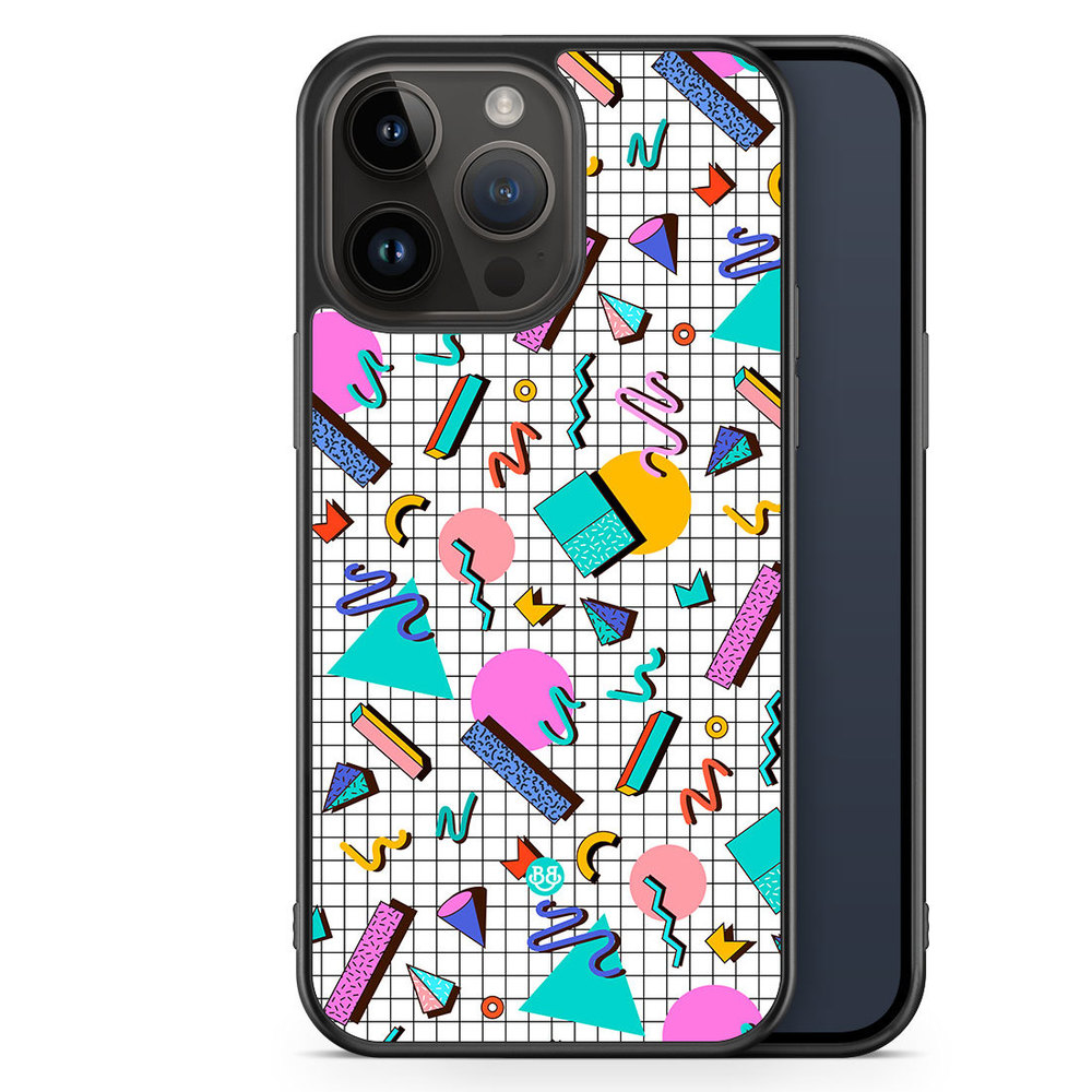 iPhone 14 Pro Max Case - 80s Pattern