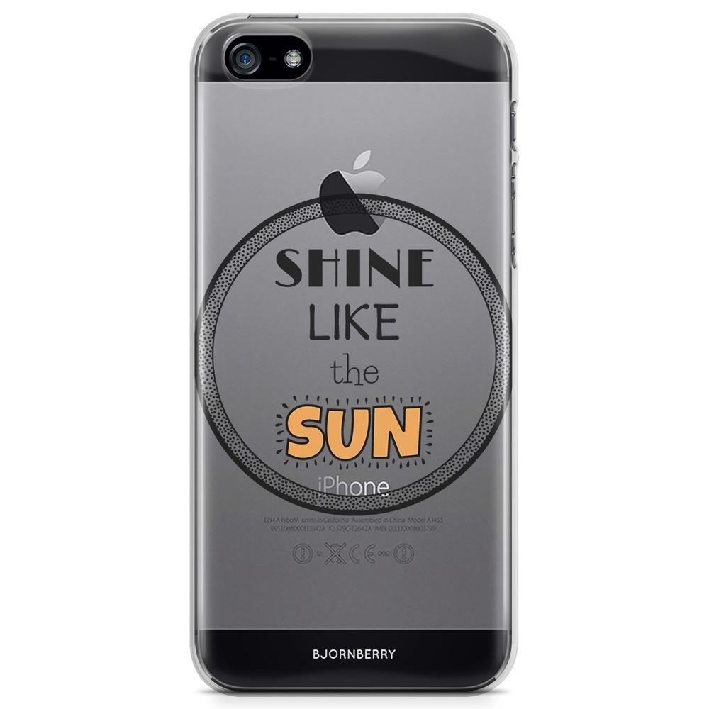 iPhone 5/5S/SE (2016) TPU Case - Shine like the sun