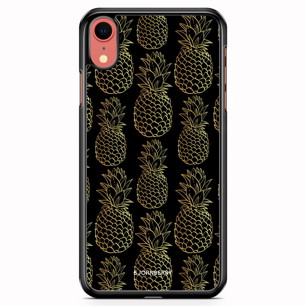 iPhone XR Case - Gold Pineapples
