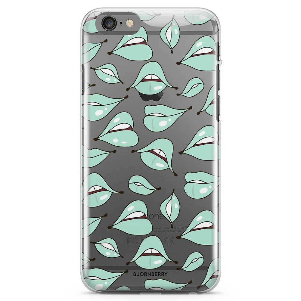 iPhone 6 Plus/6s Plus TPU Case - Green Lips