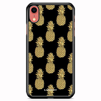 iPhone XR Skal - Guldiga Ananas