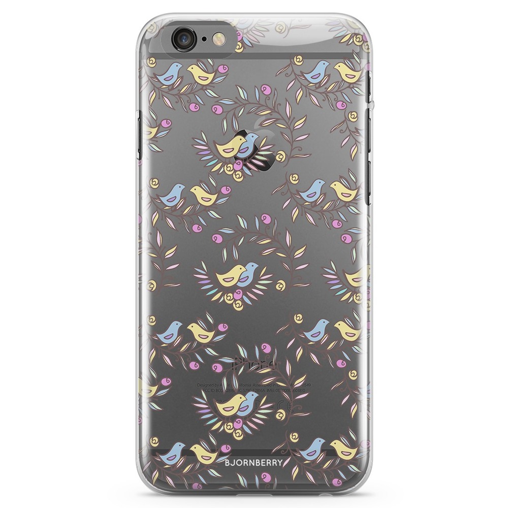 iPhone 6 Plus/6s Plus TPU Case - Bird Pattern