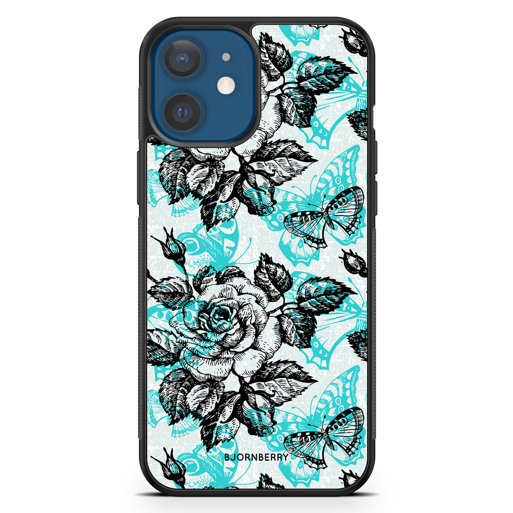 iPhone 12 Case - Roses & Butterflies