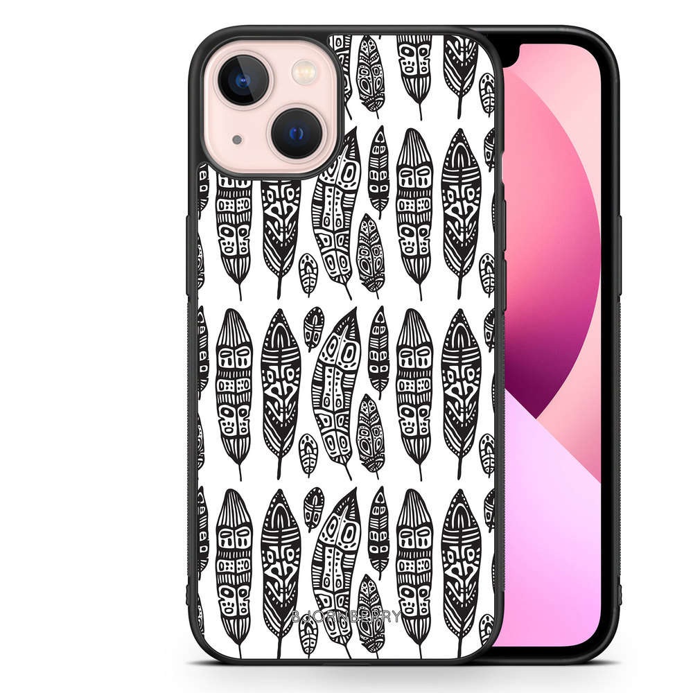 iPhone 13 Case - Vintage Feathers
