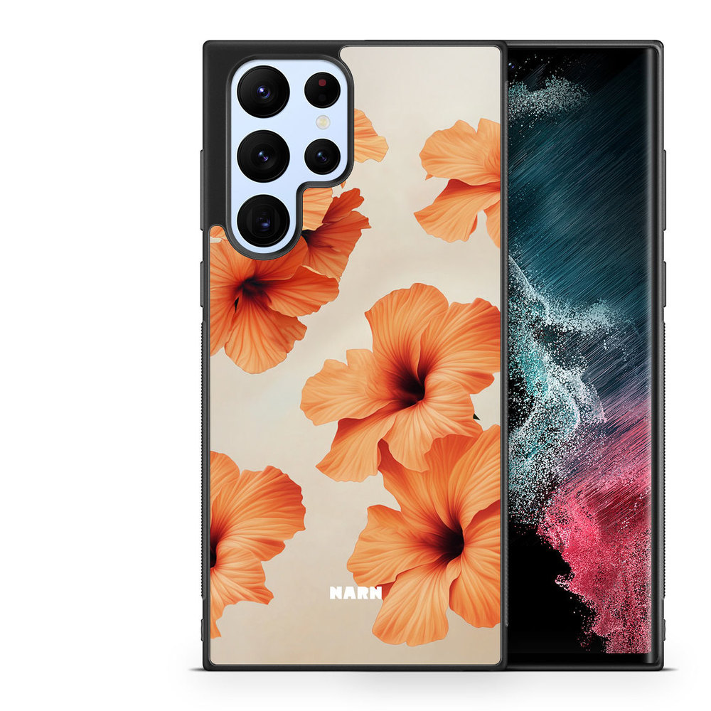 Samsung Galaxy S23 Ultra 5G Case - Hibiscus Era - Papaya