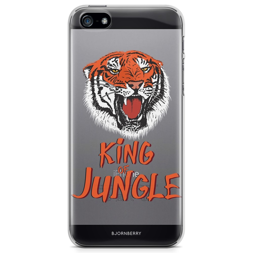 iPhone 5/5S/SE (2016) TPU Case - King of Jungle