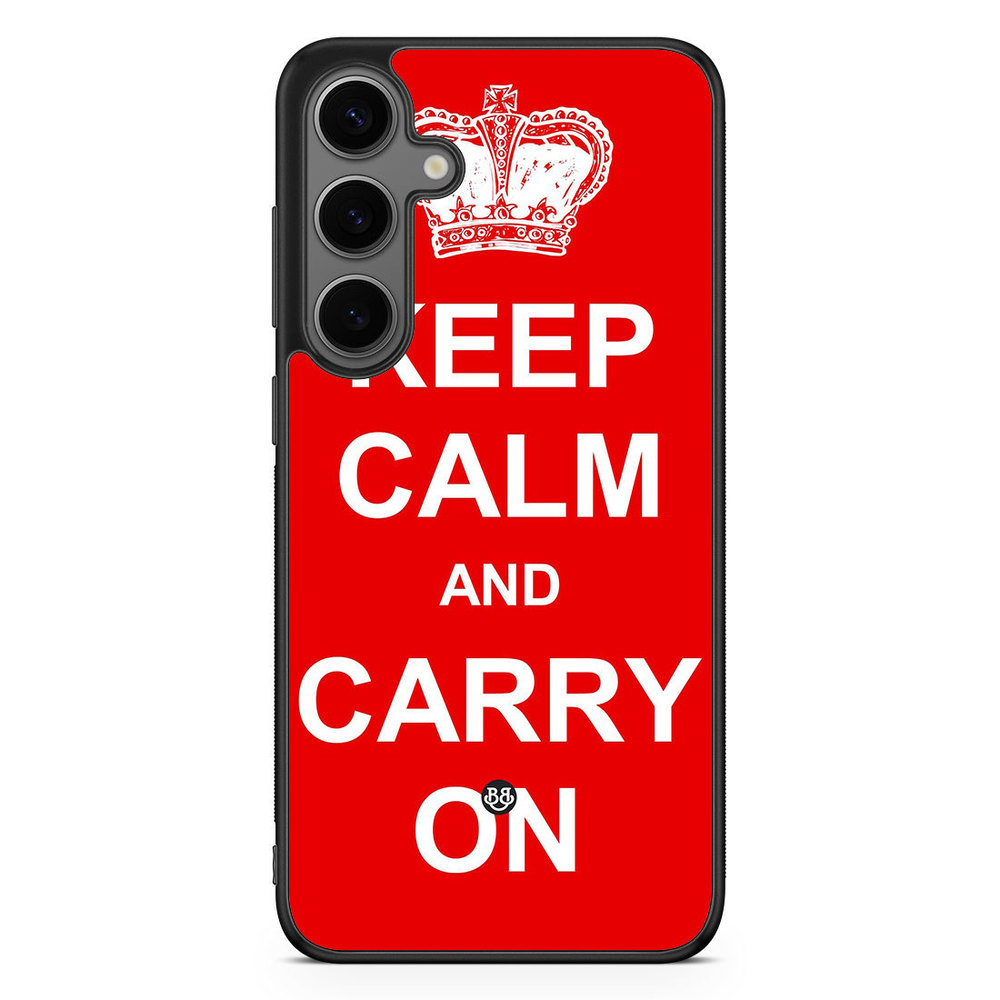 Samsung Galaxy S24 Plus Case - Keep calm carry on