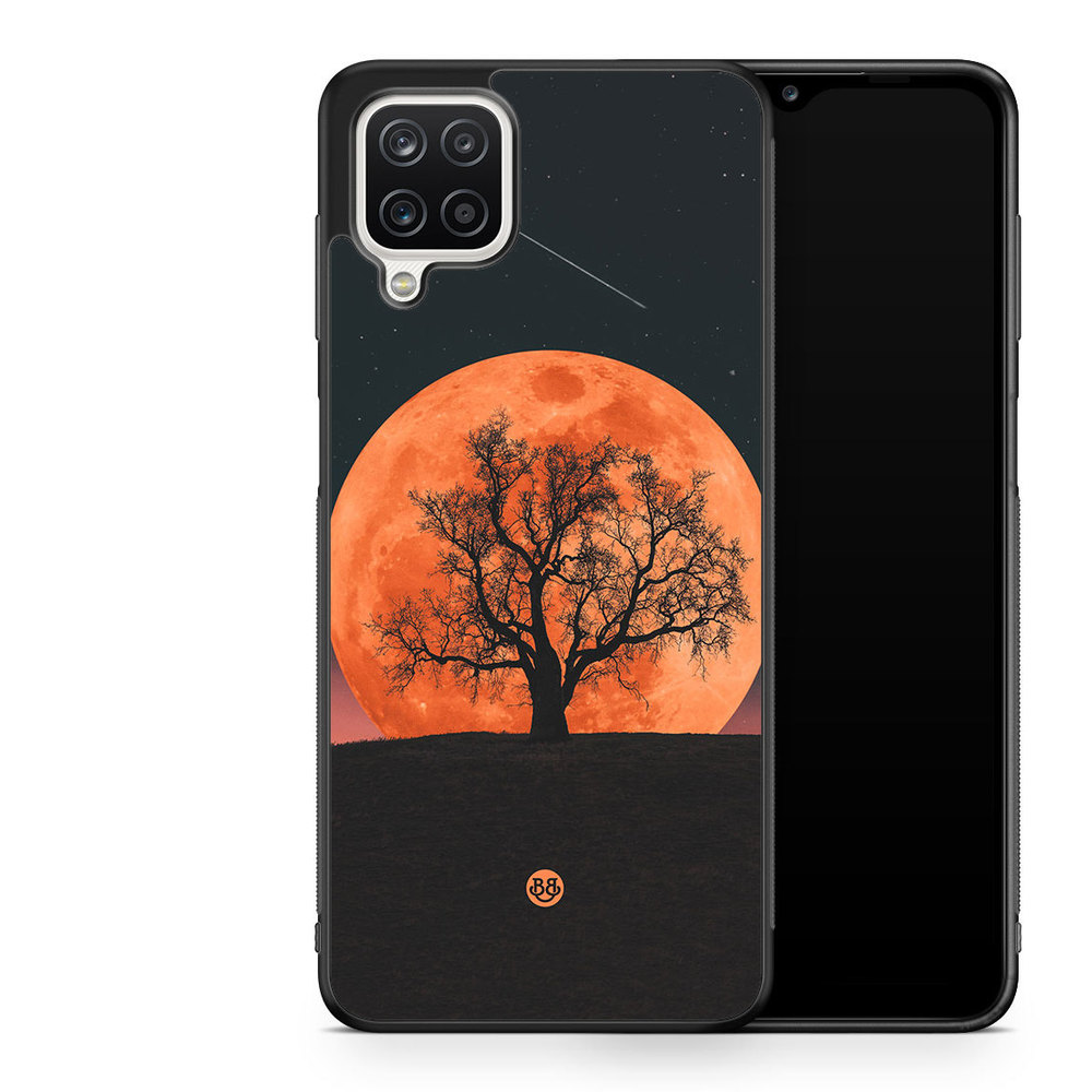 Samsung Galaxy A12 Case - Moon Three