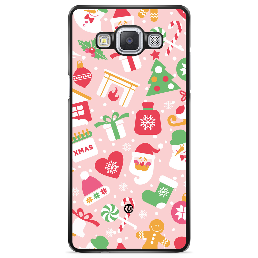 Samsung Galaxy A5 (2015) Case - Pink Christmas